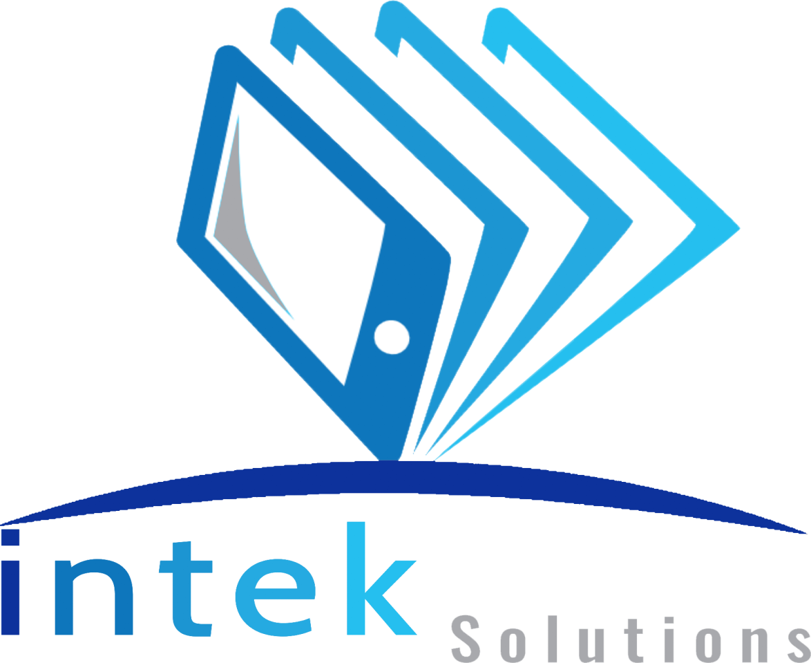 Intek Solutions Logo und Kunden Info